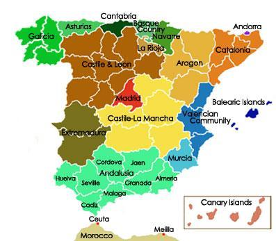 4th GRADE MINIMUM CONTENTSSOCIAL SCIENCE UNIT 8: WHERE WE LIVE: ADMINISTRATIVE DIVISION WHERE IS SPAIN? Spain is a country in southwest Europe. Spanish territory is the land that belongs to Spain.