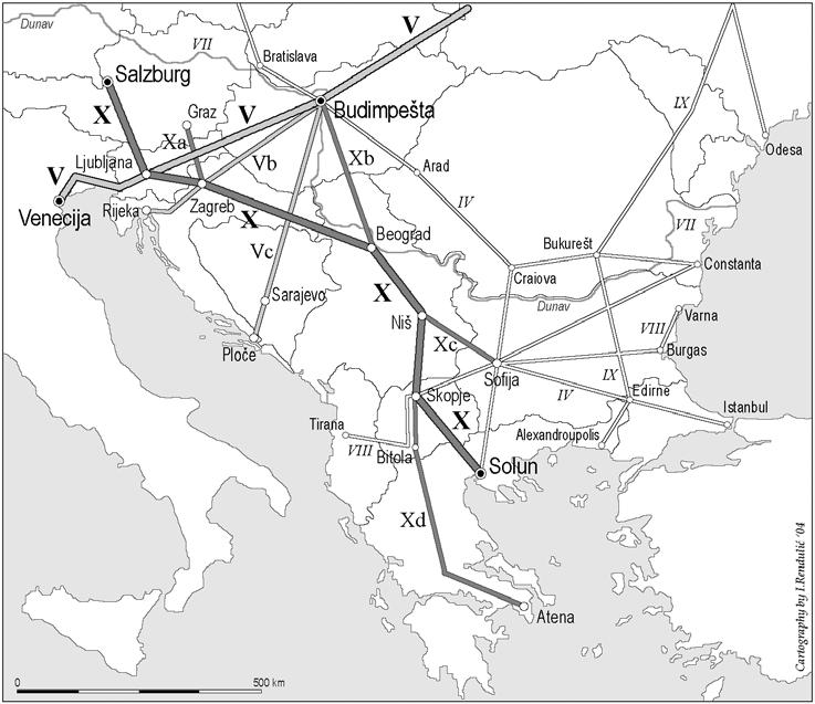 Milan Ilić and Danijel Orešić Pan-European Transport Corridors and Transport System of Croatia in the proposal for nine pan-european transport corridors.