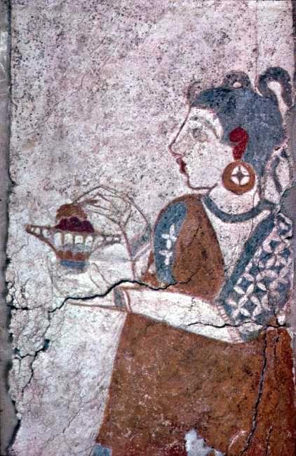 Frescos Depictions of Minoan Men and