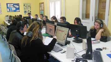 projektom koji je škola provela uz financijsku pomoć EU fonda, a tiče se uvođenja e - učenja uz pomoć IKT-a.