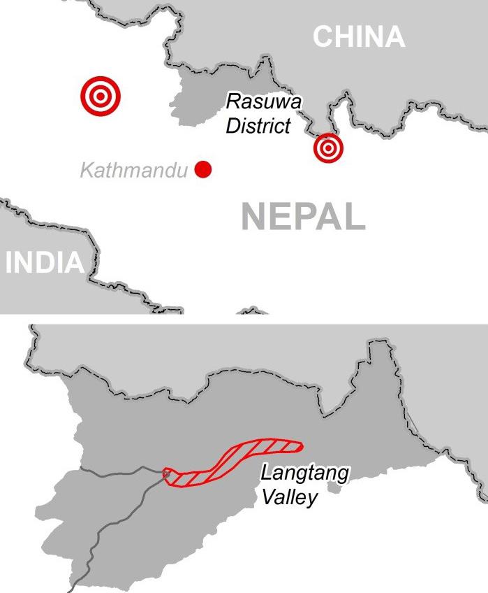 Langtang Valley Assessment, Nepal Langtang Valley, May 2015 SITUATION OVERVIEW INTRODUCTION The Langtang Mountain Valley was severely affected by the two major earthquakes that struck Nepal on 25