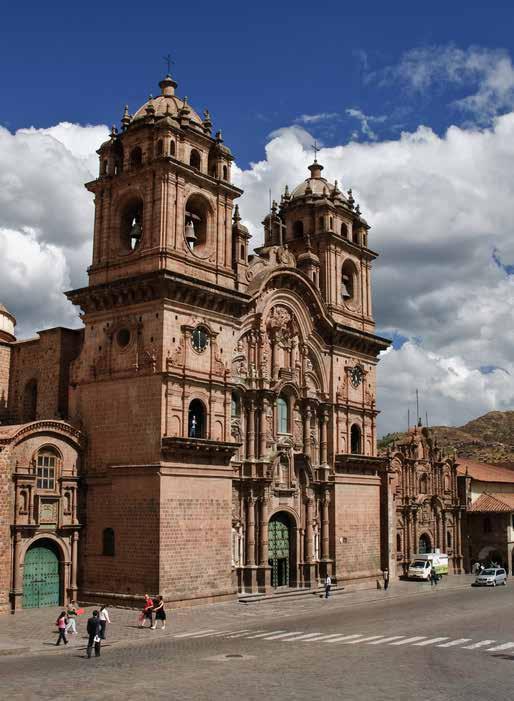 Day 18 Wednesday 24 October: CUSCO - SACRED VALLEY OF THE INCAS - MACHU PICCHU Awana Kancha is your first stop this morning on your way to the Sacred Valley of the Incas.