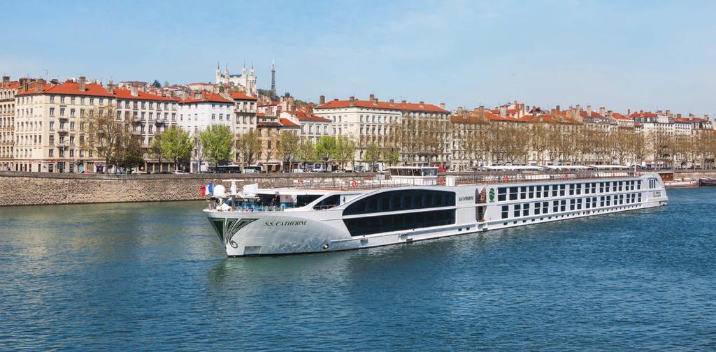 FRANCE ITINERARY BURGENDY & PROVENCE, S.S. CATHERINE SUNDAY 02 APRIL Arrive at Charles de Gaulle Airport, where you will then catch the train to Lyon and be transferred to the ship.