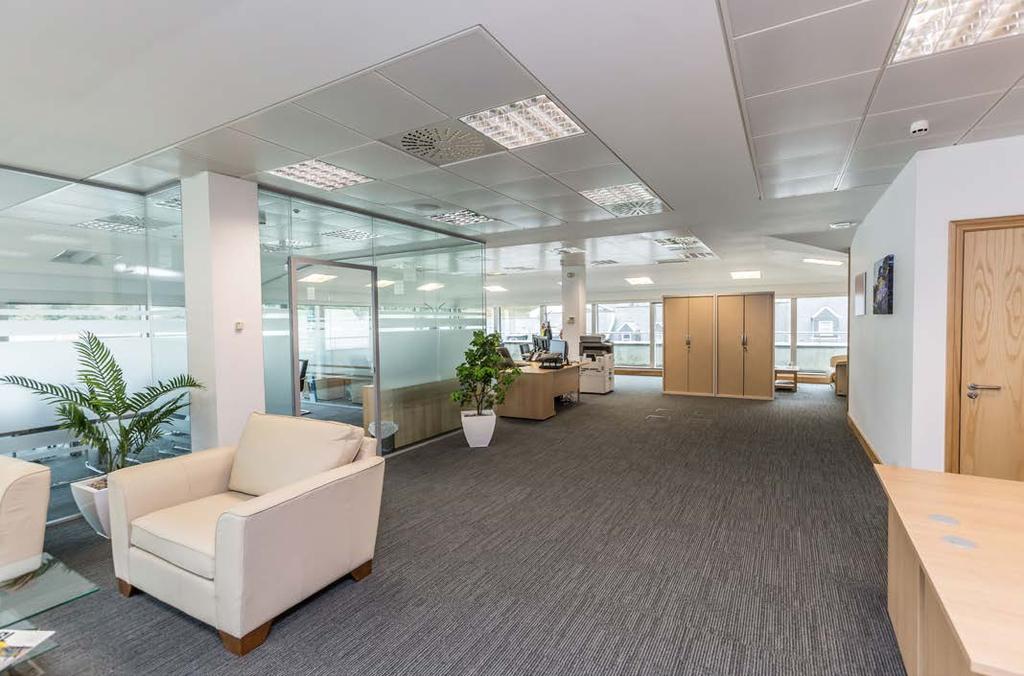 MILL COURT DESCRIPTION CAR PARKING Mill Court is a self-contained Grade A headquarters office building arranged over ground and four upper floors totalling 37,041 sq ft.