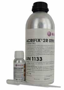 99 Acrifix is a rapid curing 2 part clear adhesive which allows the user to join Parapan to Parapan