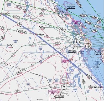 3B-7 ATM/SAR/AIS SG/11-REPORT APPENDI 3B MID/RC-004 ATS Route Name: Q707 Entry-Exit: EGNOV SALWA Inter-Regional Cross Reference if any Users Priority High Originator of Proposal Date of Proposal IATA
