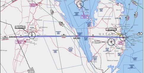 3B-9 ATM/SAR/AIS SG/11-REPORT APPENDI 3B MID/RC-006 ATS Route Name: A415-DOH(VOR)-SALWA- KIREN Route Description A415-DOH(VOR)-SALWA-KIREN Flight Level Band: GND-FL410 Potential City Pairs: