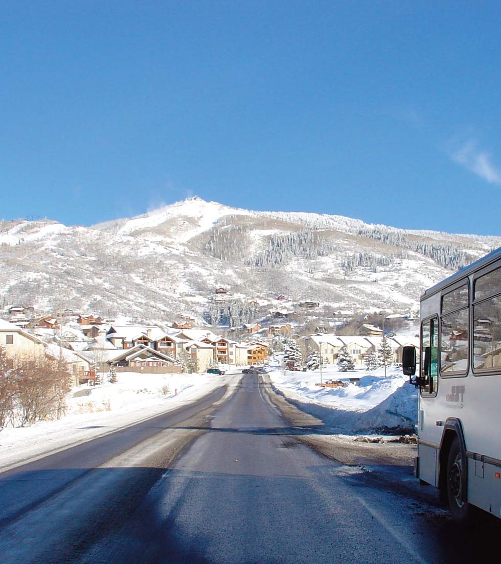 Find all bus stop times and a live map showing the location of all buses at: www.steamboatsprings.