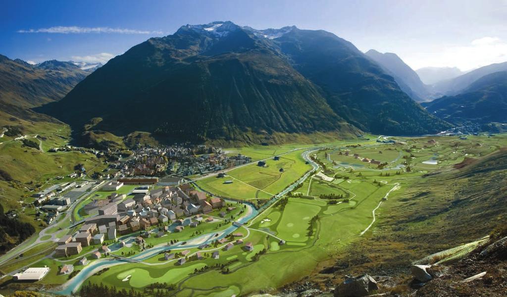 SkiArena Andermatt-Sedrun Gemsstock Andermatt Swiss Alps A traditional Swiss holiday village with the finest facilities.