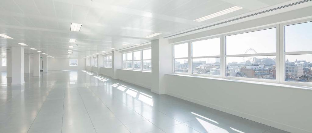 SPECIFICATION ACCOMMODATION EPC VAV air-conditioning Metal tile plank suspended ceiling incorporating LG7 compatible lighting Fully accessible raised floor (120mm