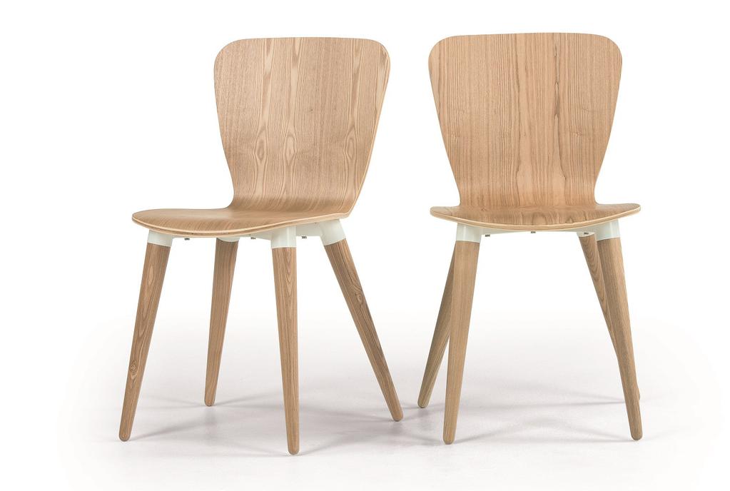 2 X EDELWEISS DINING CHAIRS, ASH AND WHITE R2 999,00 DIMENSIONS General Dimensions: H81 x W49 x D48CM Seating Height: 46 cm Packaging Dimensions: 68 x 56.