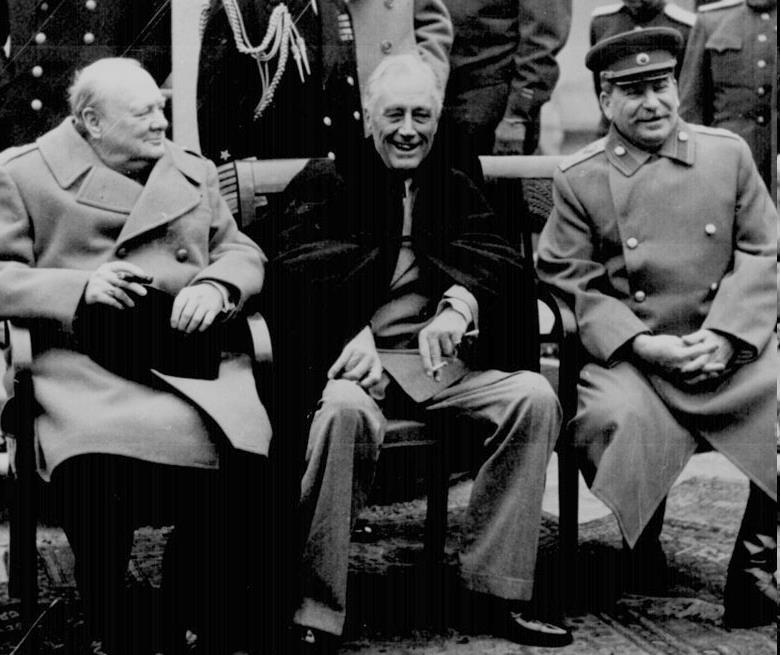 Yalta Conference Winston Churchill, Franklin D.