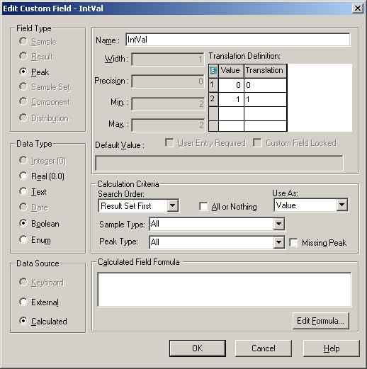 Custom Field to check for Manual Integration This can be taken a step further by creating a Result Type Custom