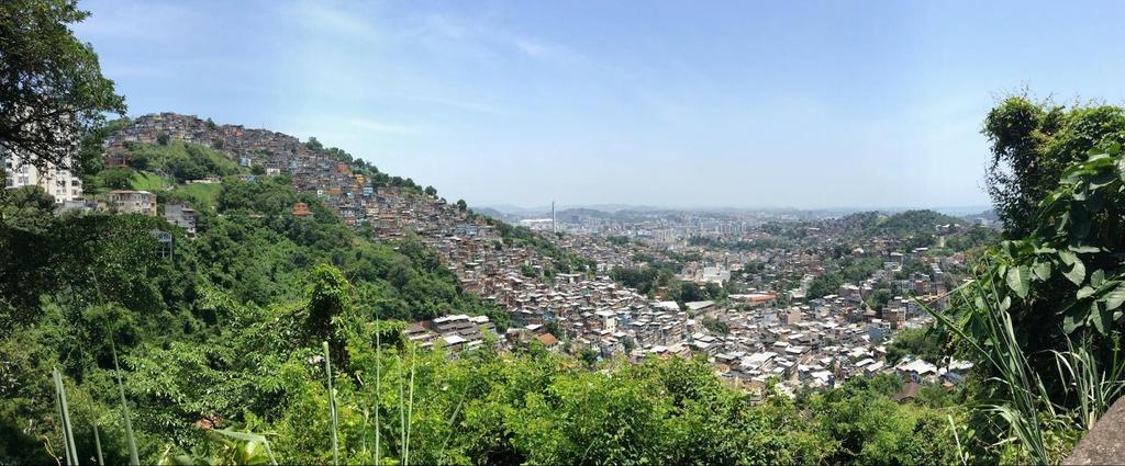 4G - This is an image of a favela on a hill.