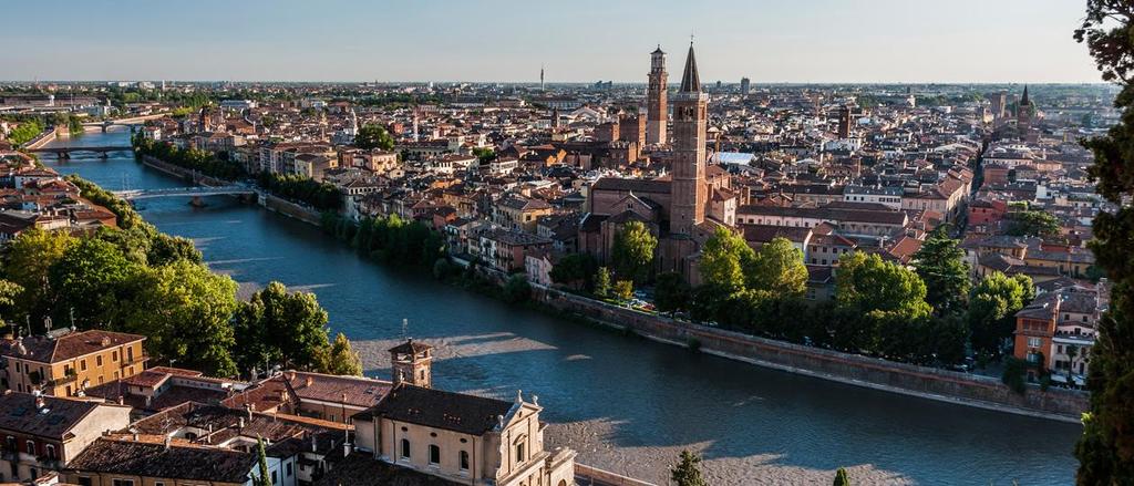 REGULAR TOURS IN VERONA ** ENGLISH ONLY TOURS ** Rates per person valid from 01 April 2018 to 31 October 2018 INDEX CITY TOURS - Half Day Verona Walking Tour - The Secrets of The Arena di Verona -