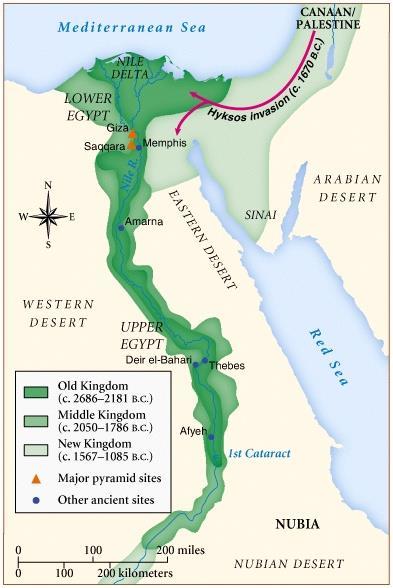 Ancient Egypt: Geography Egypt is known as The Gift of the Nile The Nile River is the longest river in the world and dominated the Egyptian world/thought Surrounded by desert with occasional oasis