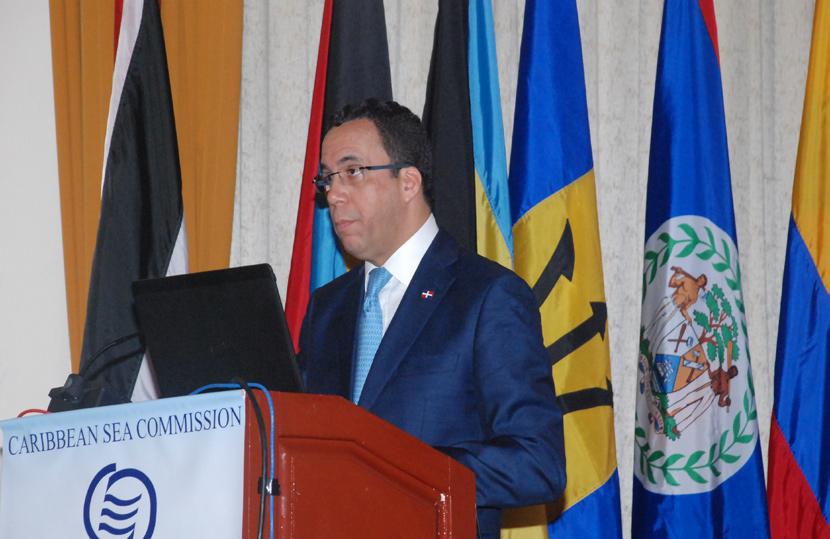 Excellency Lener Renauld, Minister of Foreign Affairs and Worship of the Republic of Haiti; The Chairman of the Caribbean Sea Commission, His Excellency