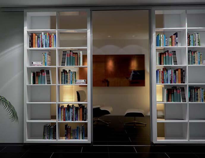 Living Room Compartment competence A mobile shelf allows you to transform your