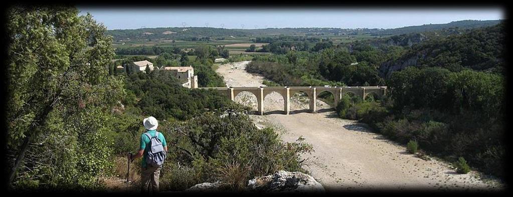Start in Alès [gateway to Cevennes] and finish in Uzès [First Duchy of France]. Walk a Roman trail linking fine hill-top villages and the Gorge itself, Grand Site de France.