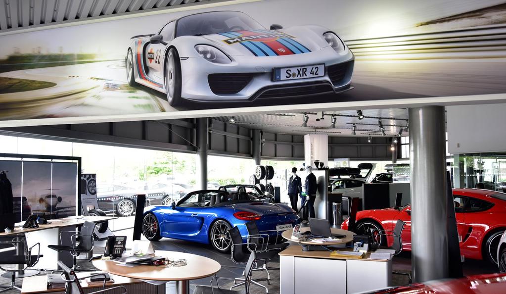 EXECUTIVE SUMMARY PORSCHE NOTTINGHAM Modern, recently refurbished Porsche showroom extending to 15,700 sq ft (1,459 sq m) Prominent location at the entrance to Riverside Retail Park Site extends to 1.