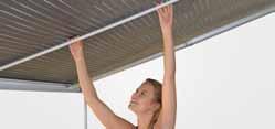 Supplied as standard for awnings of 4 m and more. There are 2 versions: 2.50 m and 2.75 m.