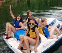 Learn how to rescue yourself and others in the water. Build a cardboard boat with friends for a race on the lake!