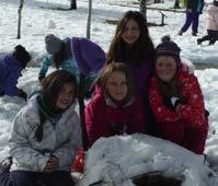 extreme winter camping Grades 6-12 Girl Only January 12-15 Registration Deadline: