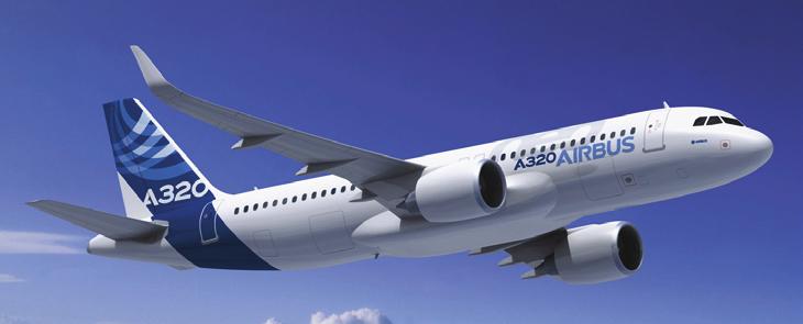commitments and options for top five aircraft types Firm order Order LoI Option Option LoI Airbus A320neo