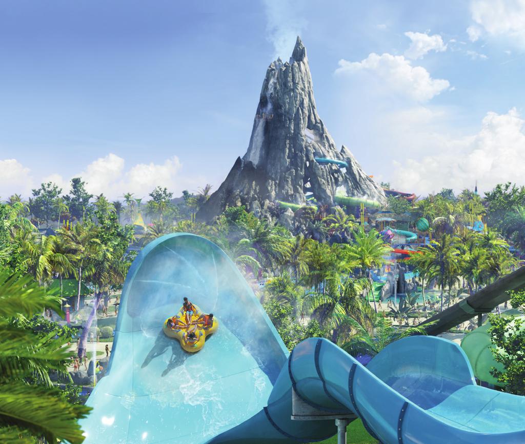 UNIVERSAL S VOLCANO BAY OPENING MAY 25 WE SALUTE YOU WITH SAVINGS. ARTIST CONCEPTUAL RENDERING U.S. SERVICE MEMBERS 1 GET 4 FOR THE * DAYS PRICE OF 2-PARK & 3-PARK OPTIONS AVAILABLE.