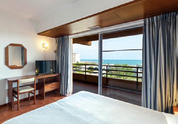 with ocean views. One-Bedroom Apartment Has a double bedroom, a bathroom and a kitchenette and dining area in the sitting room, which leads out onto a private sun deck balcony with ocean views.