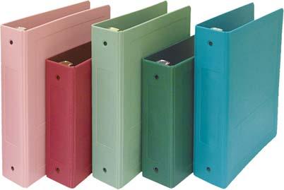 (LB) Plum (PM) Seafoam, Green (SF) 1 1 2 Molded Binders - 5-year guarantee Holds 300+ sheets Patented twin hinge design Top Open-specify 2, 3, 5 ring Side open-specify 3, 5 ring #205009.