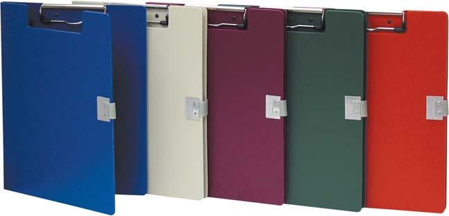 5 Colors to Choose From: Beige (BG) Red (RD) Poly Covered Clipboard Overbed or Standard Cover is secured with our unique