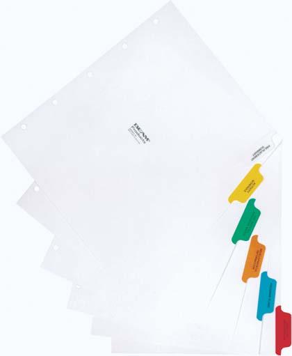 Chart Dividers Custom Poly Dividers Beam Custom Poly Chart Dividers offer optimal organization and management of patient care information.