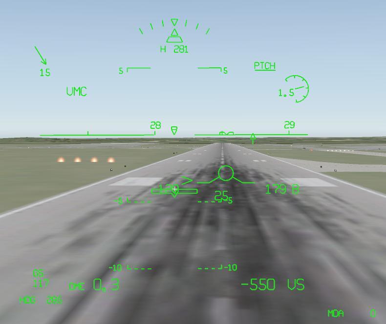 Unusual Attitude Mode The Unusual Attitude mode for the Air Transport HUD provides the pilot with the