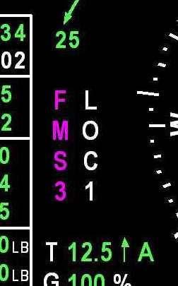the target, NOTE If the reversion is made on the PF side, the FMS source displayed in the I-NAV is also FMS 3 (as the I-NAV uses the same sources than the