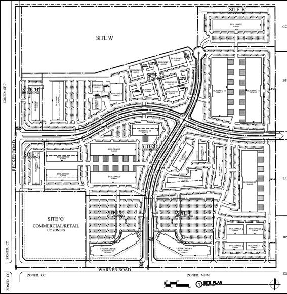 GILBERT NORTH GATEWAY 123 acres zoned for mixed-use including light industrial, business park, and retail. Mul family component includes 402 Class A+ apartment units at Liv Northgate.