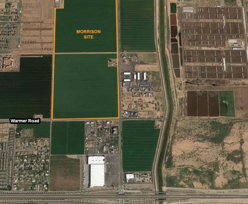 MORRISON DEVELOPER READY SITE Property: Morrison Current Owner: Morrison Broker Representa on: Perkinson Proper es 300 Acres; West of Power Between Warner and Elliot Available for Purchase: Contact