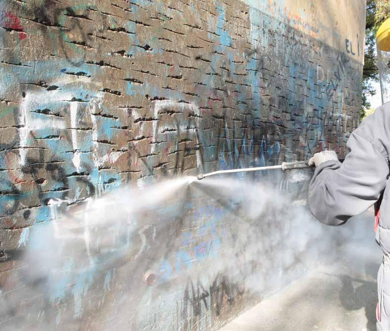 Велика акција уклањања графита чисто лице Савског венца Након уклањања недоличних