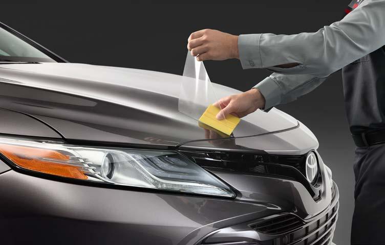 Paint protection film is available for select areas of the hood/fenders, and front bumper