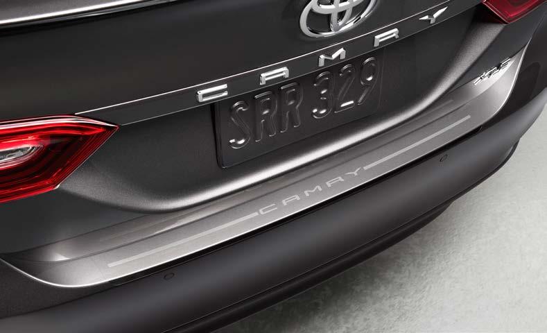 EXTERIOR ACCESSORIES Rear Bumper Appliqué (Clear) Made of high-grade, nearly invisible urethane film, the rear bumper