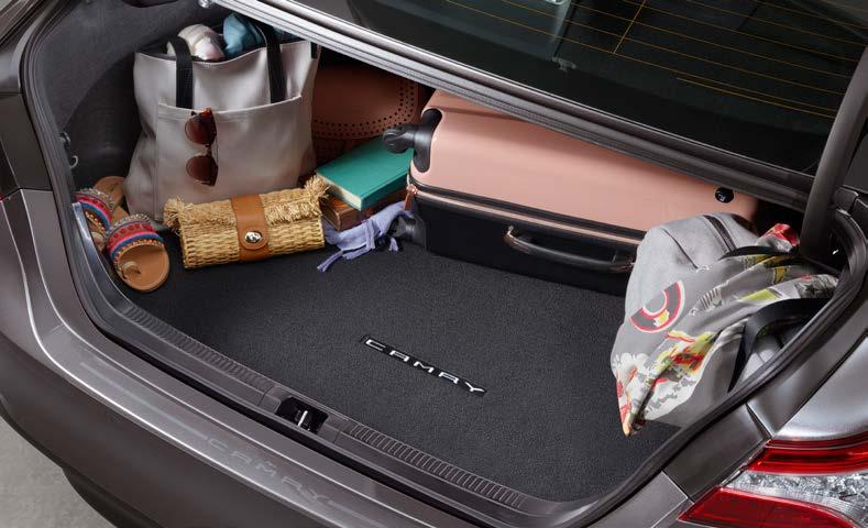 tough, flexible cargo tray allows you to carry a wide variety of items, and helps protect your trunk area carpeting.