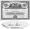SPORTS FIRST ISSUE STOCK OF THE BOSTON RED SOX BOSTON AMERICAN LEAGUE BASEBALL CLUB * 762 1911, New Jersey and Massachusetts. Stock certificate for 37 shares. Green/Black.