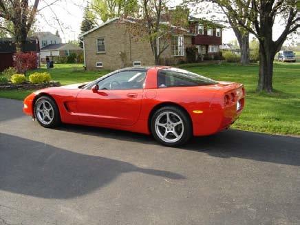 Vette for Sale 2000 Torch Red Coupe, 385 HP, 6 speed, 42,200 miles, with many upgrades.
