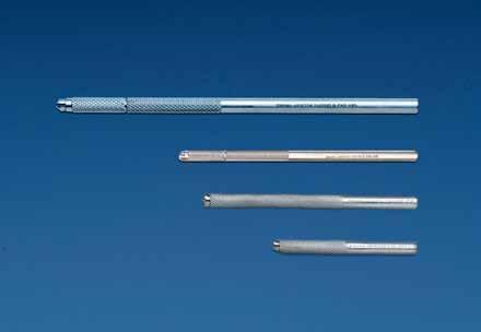 Getting Straight to the Point SF13 SF23 SF3 SF4 Fine Handles Suited for encounters in such disciplines as reconstruction, ophthalmic, cardiology, and hair restoration Four special handles with
