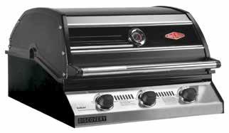DISCOVERY 1000R 5 BURNER BD18652* Easy clean vitreous enamel roasting hood with window and