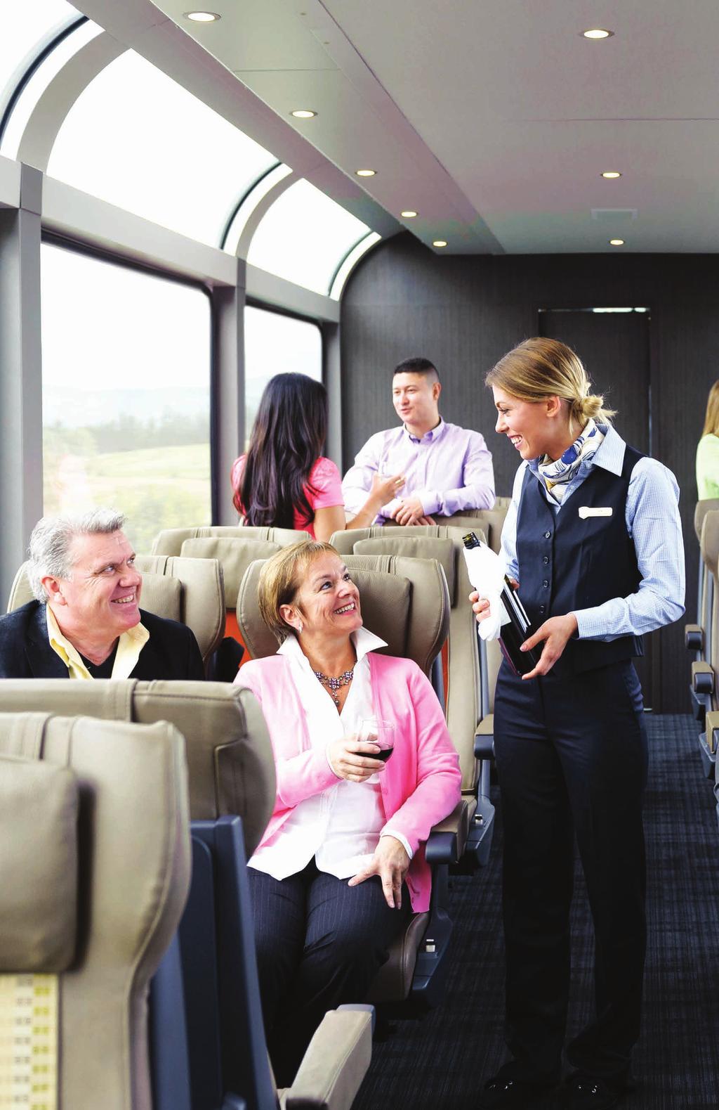04 ONBOARD ROCKY MOUNTAINEER When You Return Home 08 To provide the highest level of service and comfort, each guest will be assigned a specific seat and coach for their rail journey.