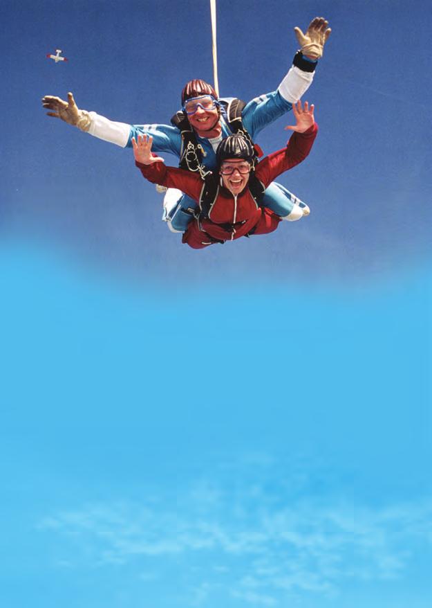 ADRENALINE SKYDIVE ADRENALINE RUSH Dates: Saturday 26th April Sunday 27th April Saturday 23rd August Sunday 24th August or alternatively choose