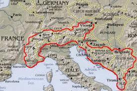 Switzerland, Austria, Balkans cuts Italy off