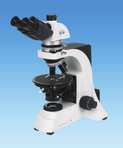 Slika 5: Polarizacijski mikroskop (Tvrtka CSS 2013) Fluorescenčni mikroskop Slika 6: Fluorescenčni mikroskop (Spathoptic 2013) Namenjen je opazovanju preparatov, v katerih so prisotne molekule, ki