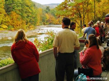 The train features refreshments and live music by Earl Pardini and the Slide Mountain String Band. FALL FOLIAGE TRAINS A significant percentage of our ridership is realized during our fall season.